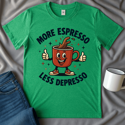 More Espresso Less Depresso Tee