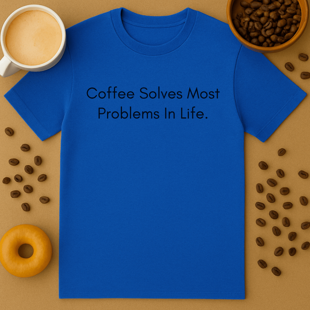Coffee Solves Most Problems In Life Tee