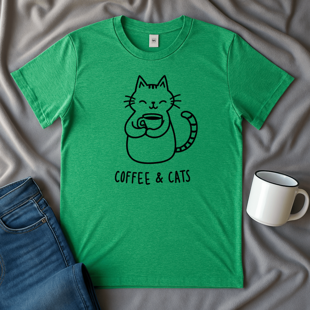 Coffee And Cats T Shirt