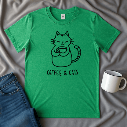 Coffee And Cats T Shirt