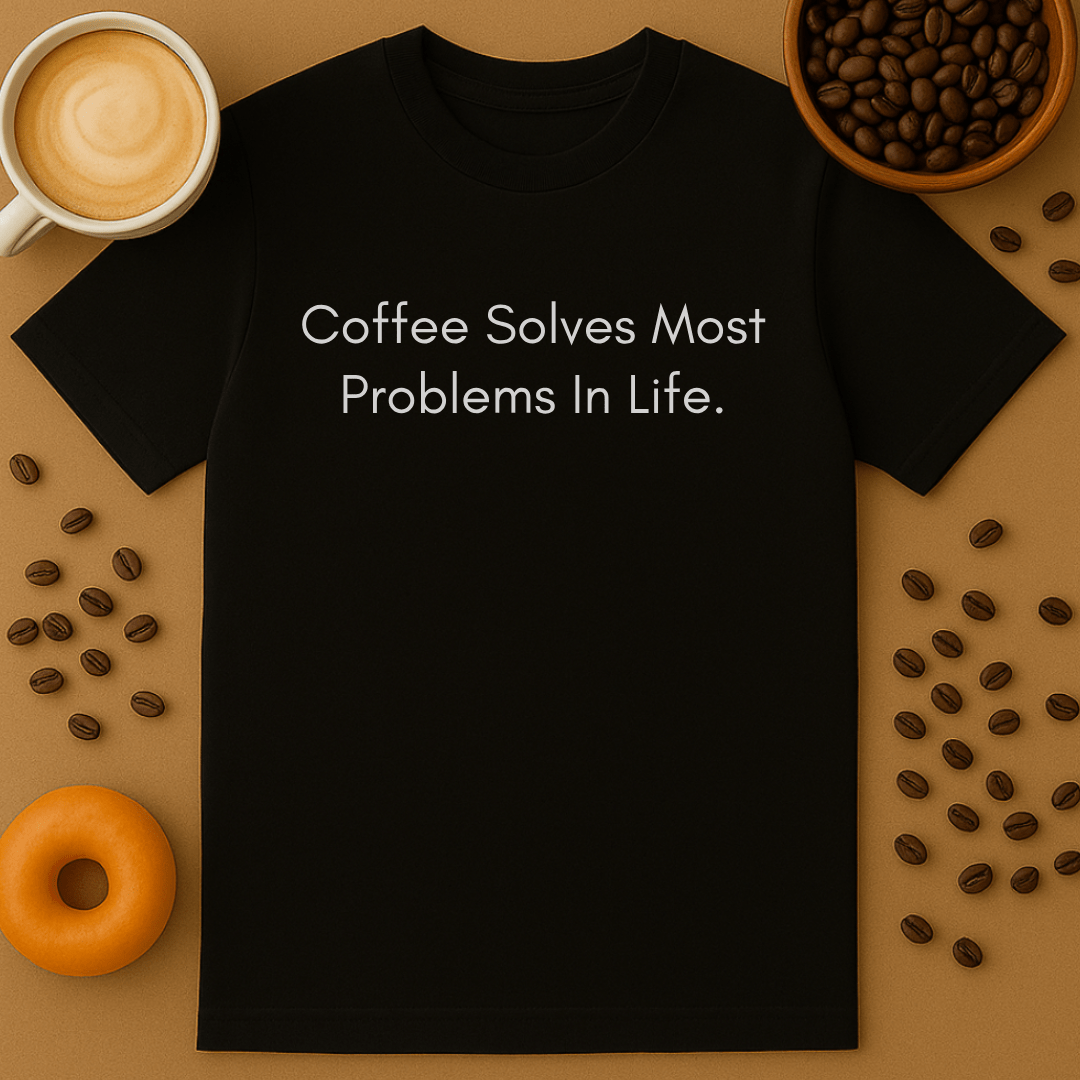 Coffee Solves Most Problems In Life Tee